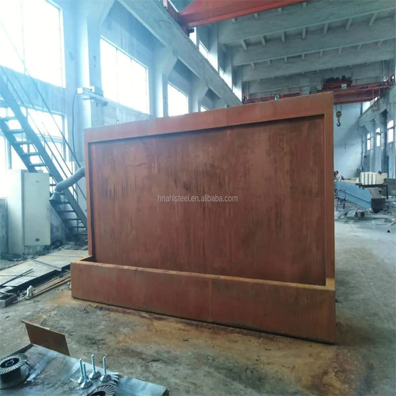 <h3>outdoor water fountain--AHL Corten Steel</h3>
